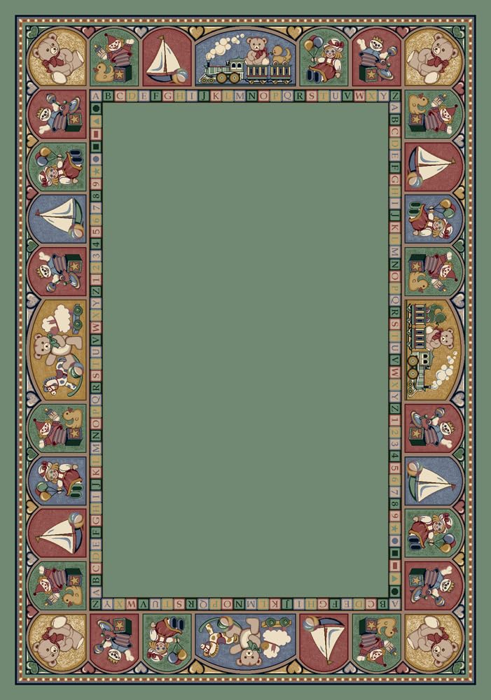 Milliken Signature Collection Toy Parade Rectangle Area Rug 5'4