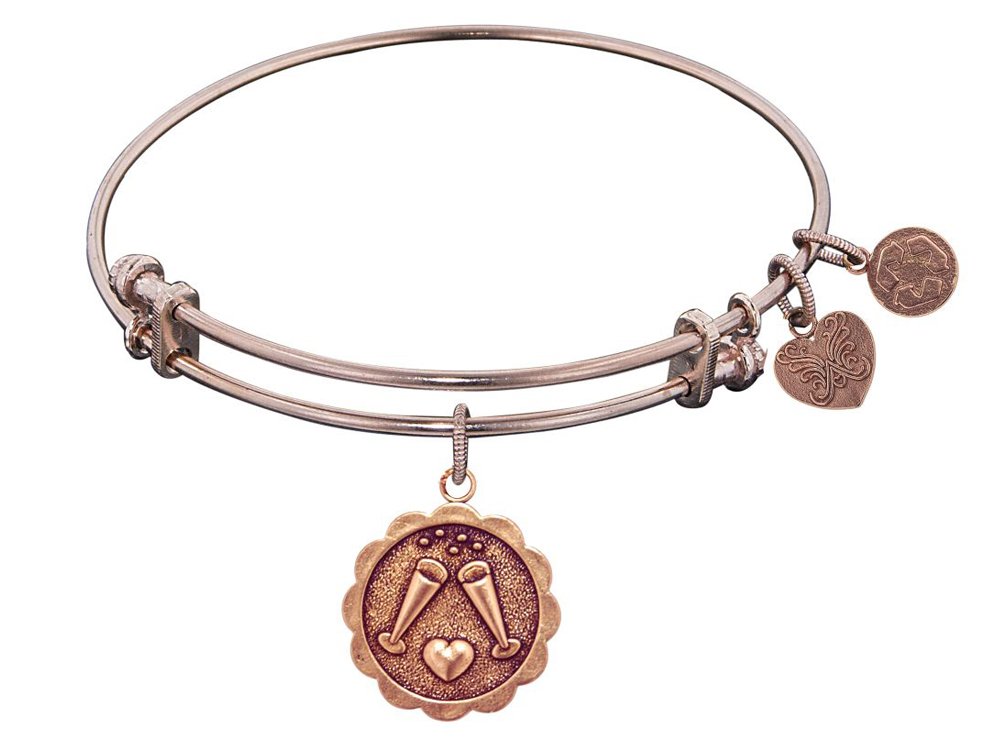 Antique Stipple Finish Brass Expandable Bangle Bracelet - Vintage Boho Jewelry for Women, Perfect for Parties, Weddings & Everyday Wear