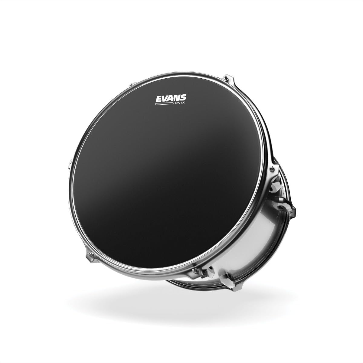 Evans Onyx Coated 3-Piece Tom Drum Set - 10/12/14 Inch Professional Drum Kit for Live Performances & Studio Recording