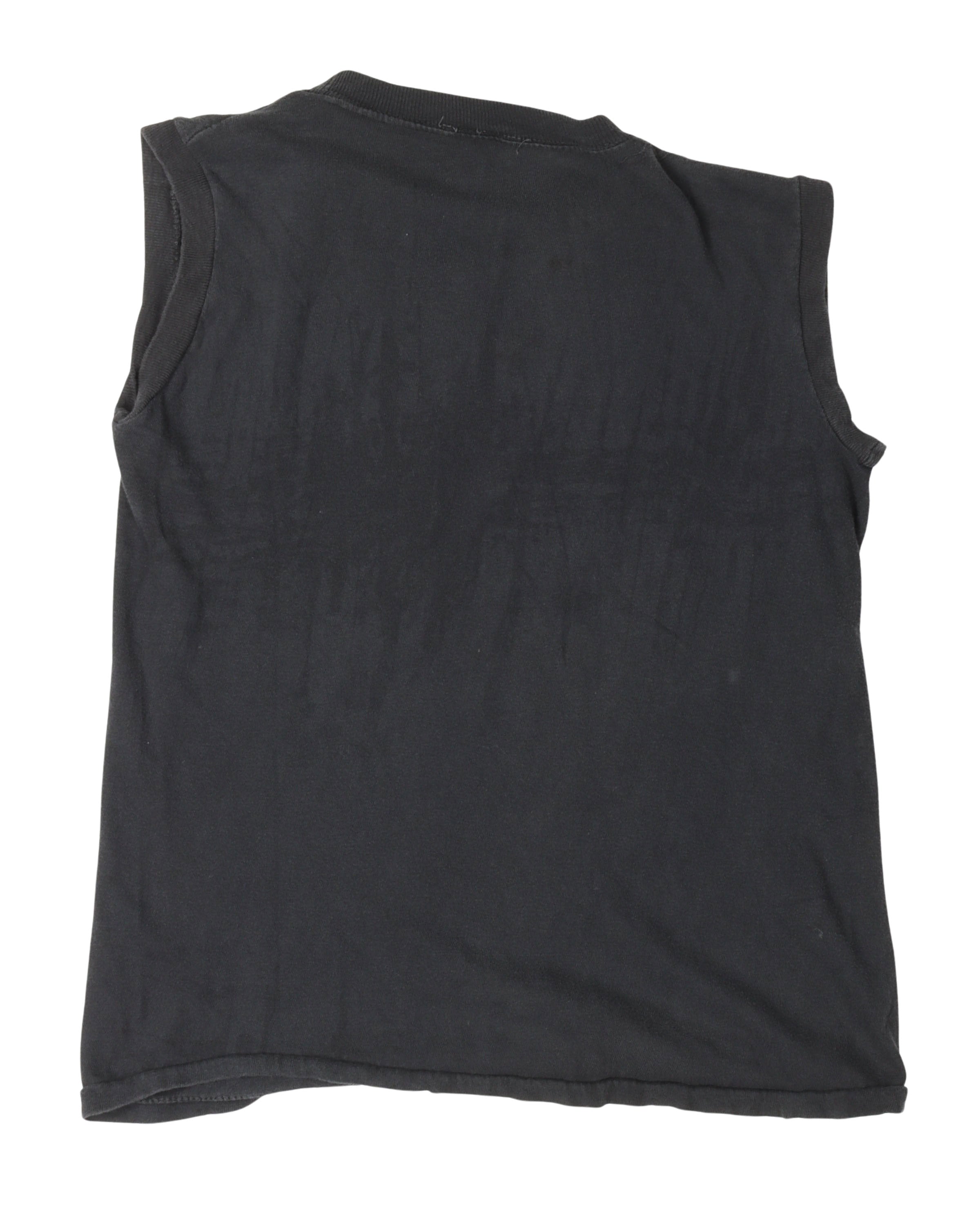 Yesterday I Quit Drinking Sleeveless T-Shirt - Funny Motivational Gym Workout Top for Men & Women - Perfect for Fitness, Sobriety Celebration & Casual Wear