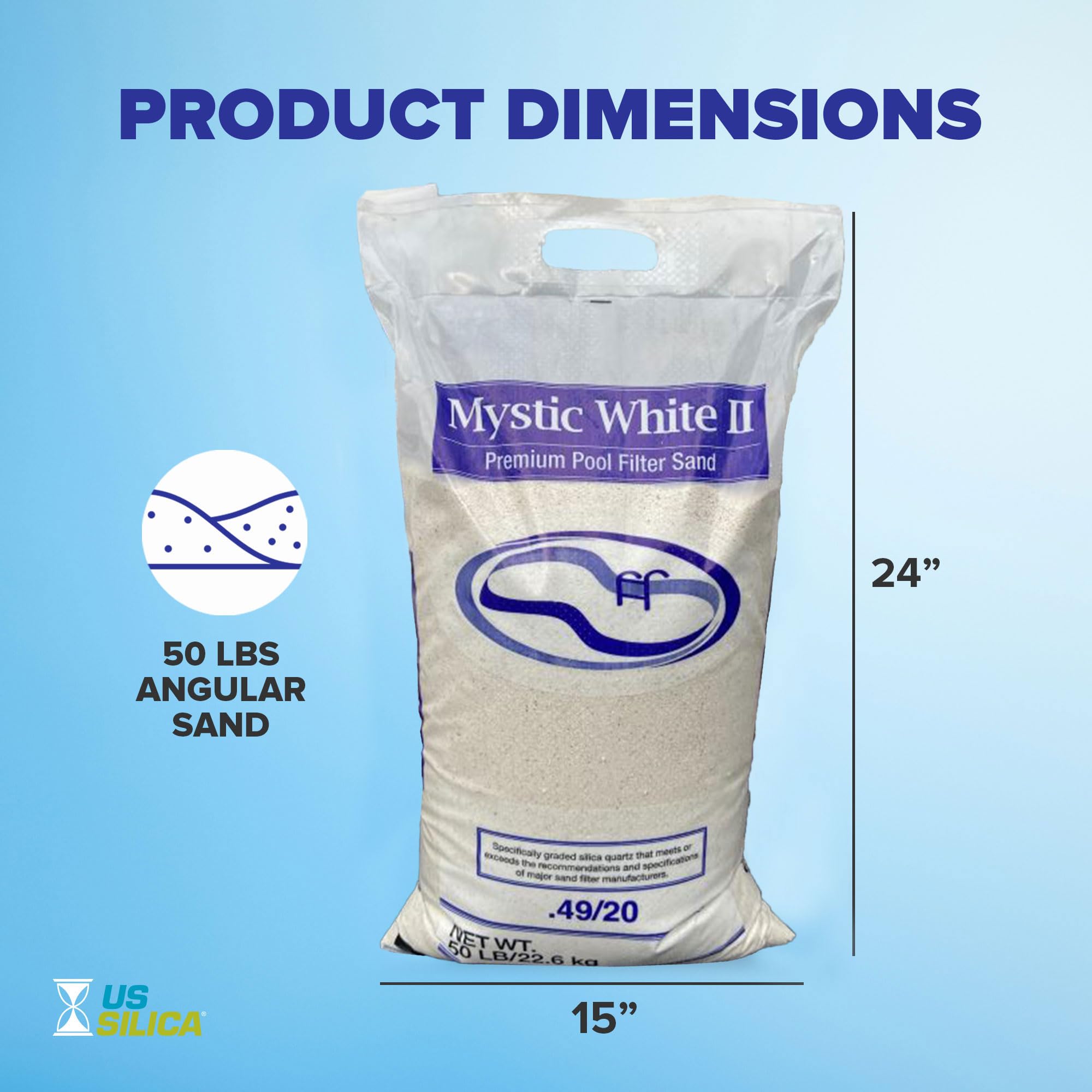 Premium Swimming Pool Filter Sand - US Silica Mystic White II & Bestway Flowclear 800G Sand Filter Pump for Above Ground Pools | Crystal Clear Water for Backyard, Inflatable & Family Pools