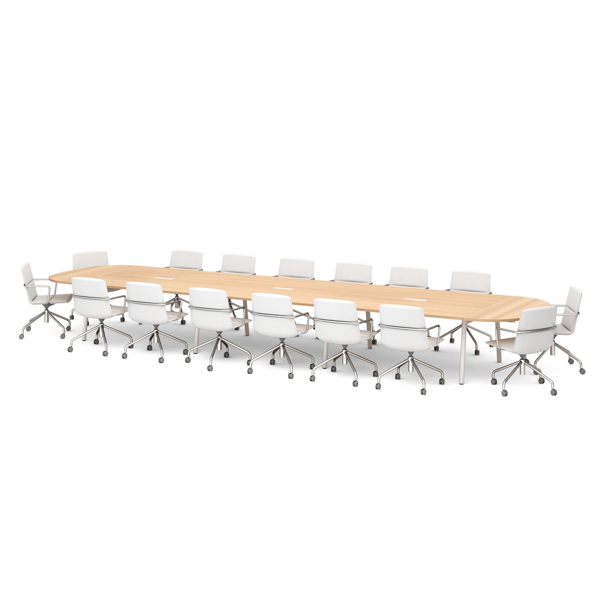 Series A Scale Racetrack Conference Table - Modern Office Meeting Table for Boardrooms & Team Collaboration - Perfect for Corporate Offices, Conference Rooms & Executive Meetings