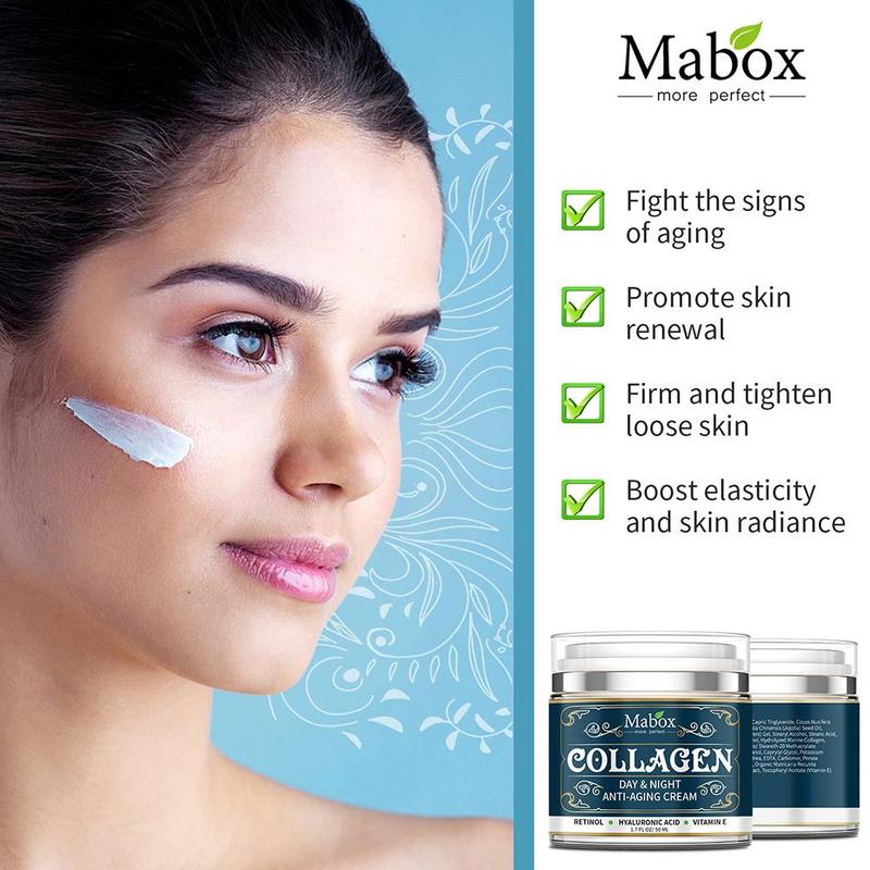 Collagen Moisturizing Facial Cream - Anti-Aging & Hydrating Skin Care for Women - Perfect for Daily Use & Night Routine