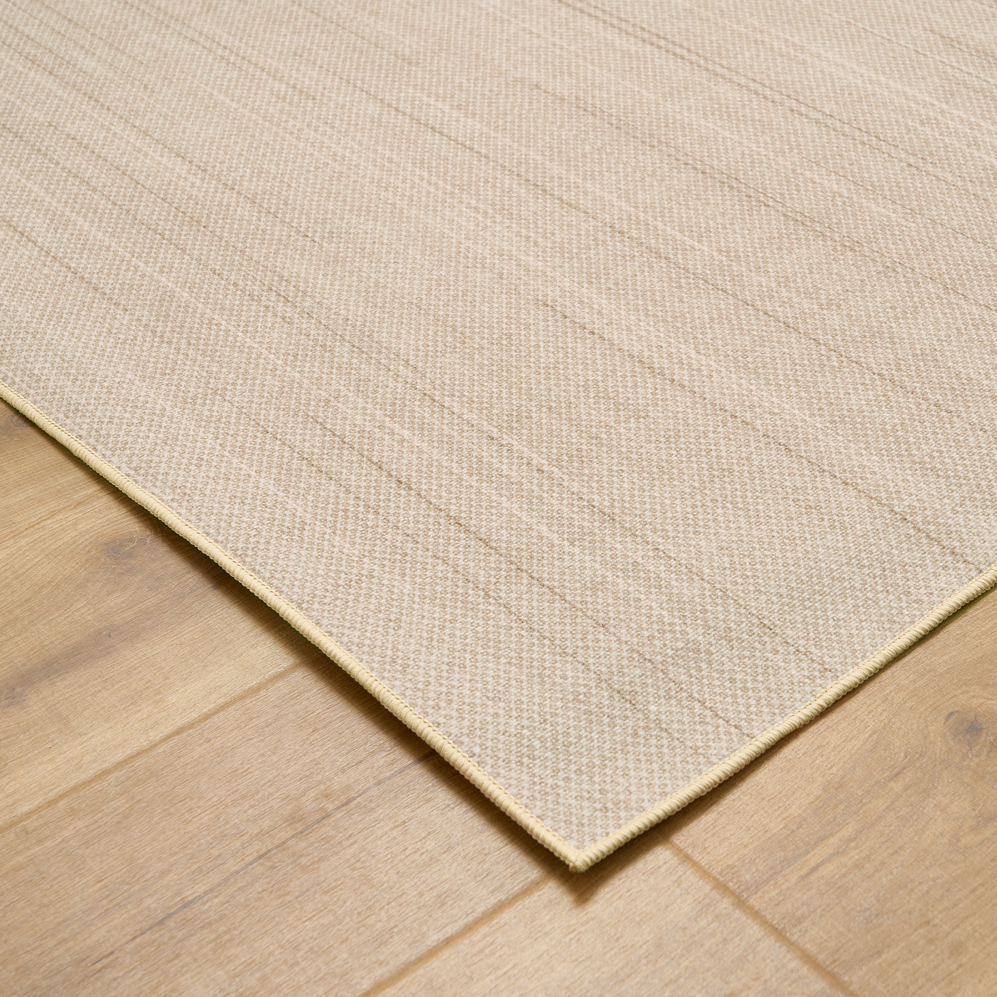 Easy Clean Washable Rug - Natural Woven Stripes Durable Pet-Friendly Spillproof Non-Slip Area Rug for Living Room, Bedroom & Home Decor - Perfect for High Traffic Areas & Pet Owners