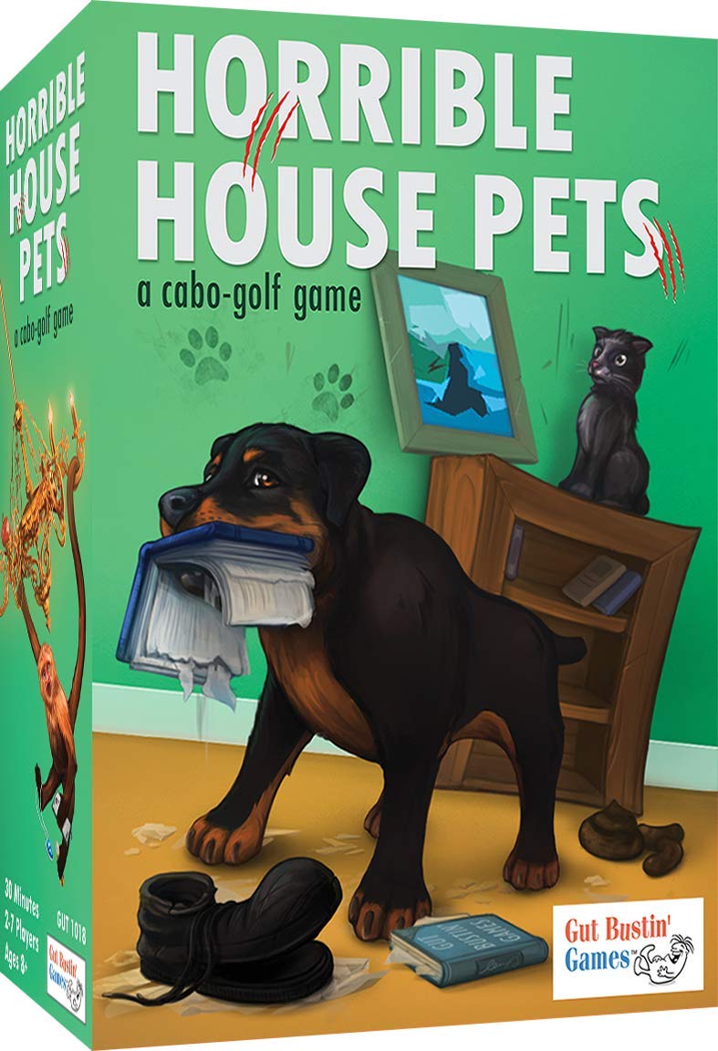 Horrible House Pets Card Game - Fun Family Party Game for Kids & Adults