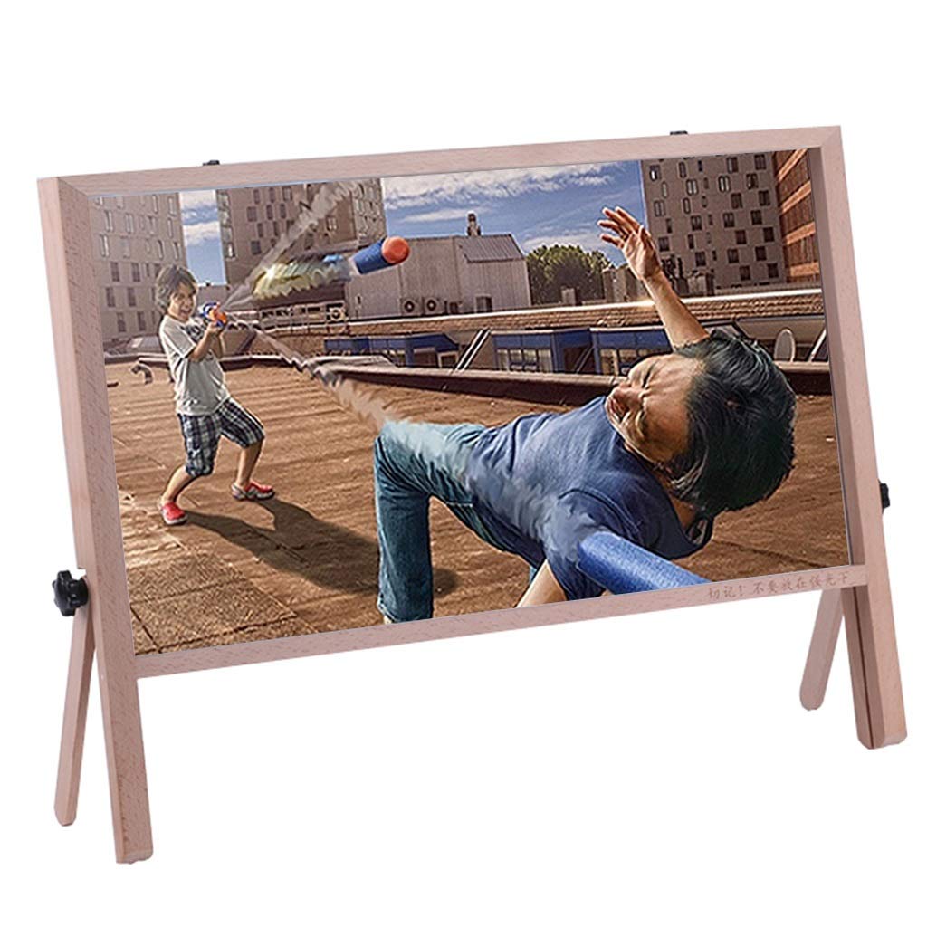 21 Inch Universal Foldable Laptop Screen Magnifier - HD Reading Amplifier & Computer Screen Enlarger for Mac/Windows (Brown) | Perfect for Work, Study & Entertainment