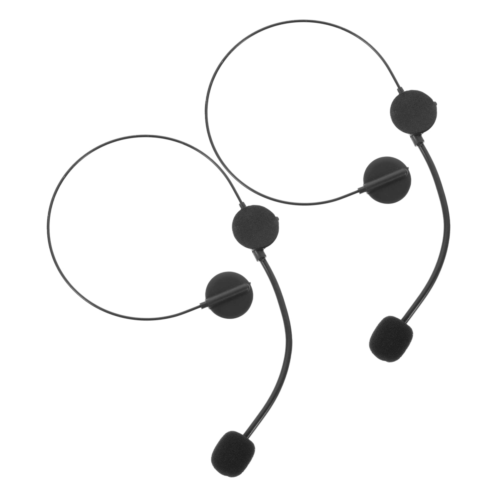 Toyvian 2Pcs Fake Headphones for Kids - Singer Role Play Costume Accessories, Toddler Star Pretend Play Headset (Perfect for Dress-Up, Birthday Parties & Stage Performances)