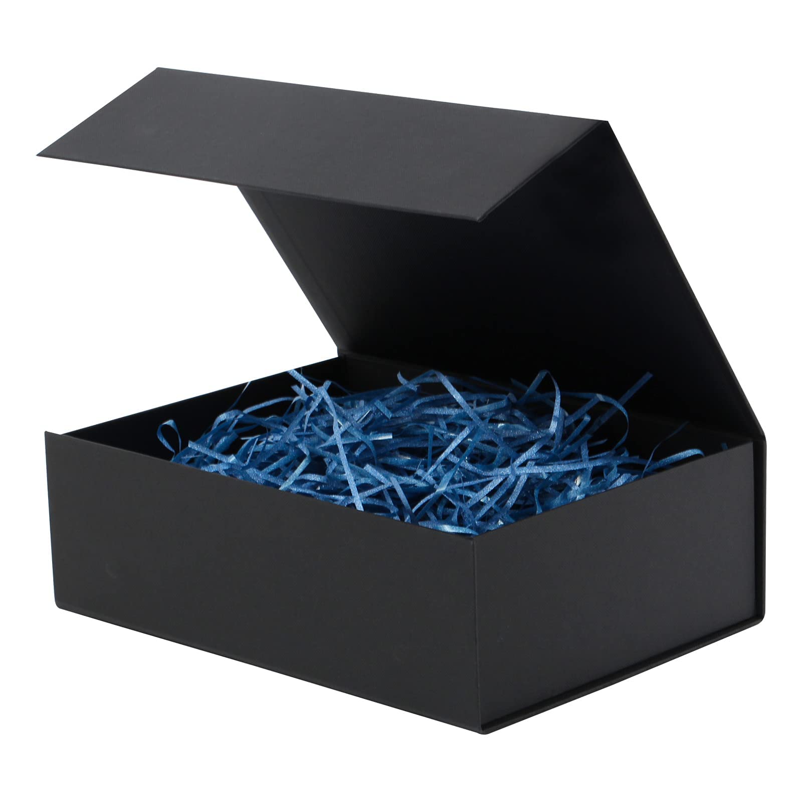 RSGift Bulk Black Graduation Gift Boxes with Magnetic Closure - 12.9x9.8x4.7 Inch Cardboard Gift Box with Lid for Birthday, Christmas & Thanksgiving - Perfect for Party Favors, Corporate Gifts & Special Occasions