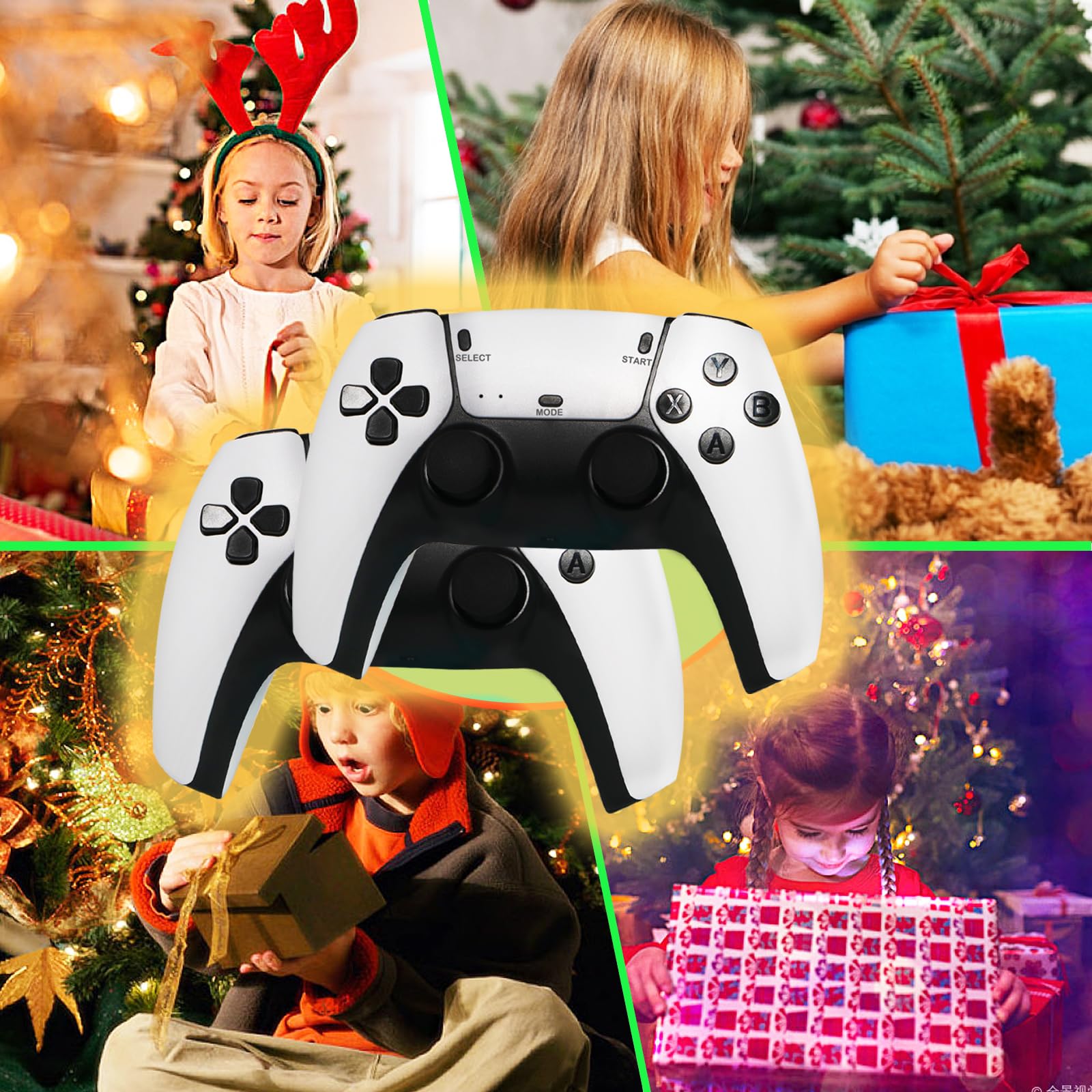 Retro Game Console - Plug & Play Video Game System with 20,000+ Built-in Games, 23 Classic Emulators, 4K HDMI Output for TV, Includes 2 Controllers - Perfect for Family Game Nights & Nostalgic Gaming Experience
