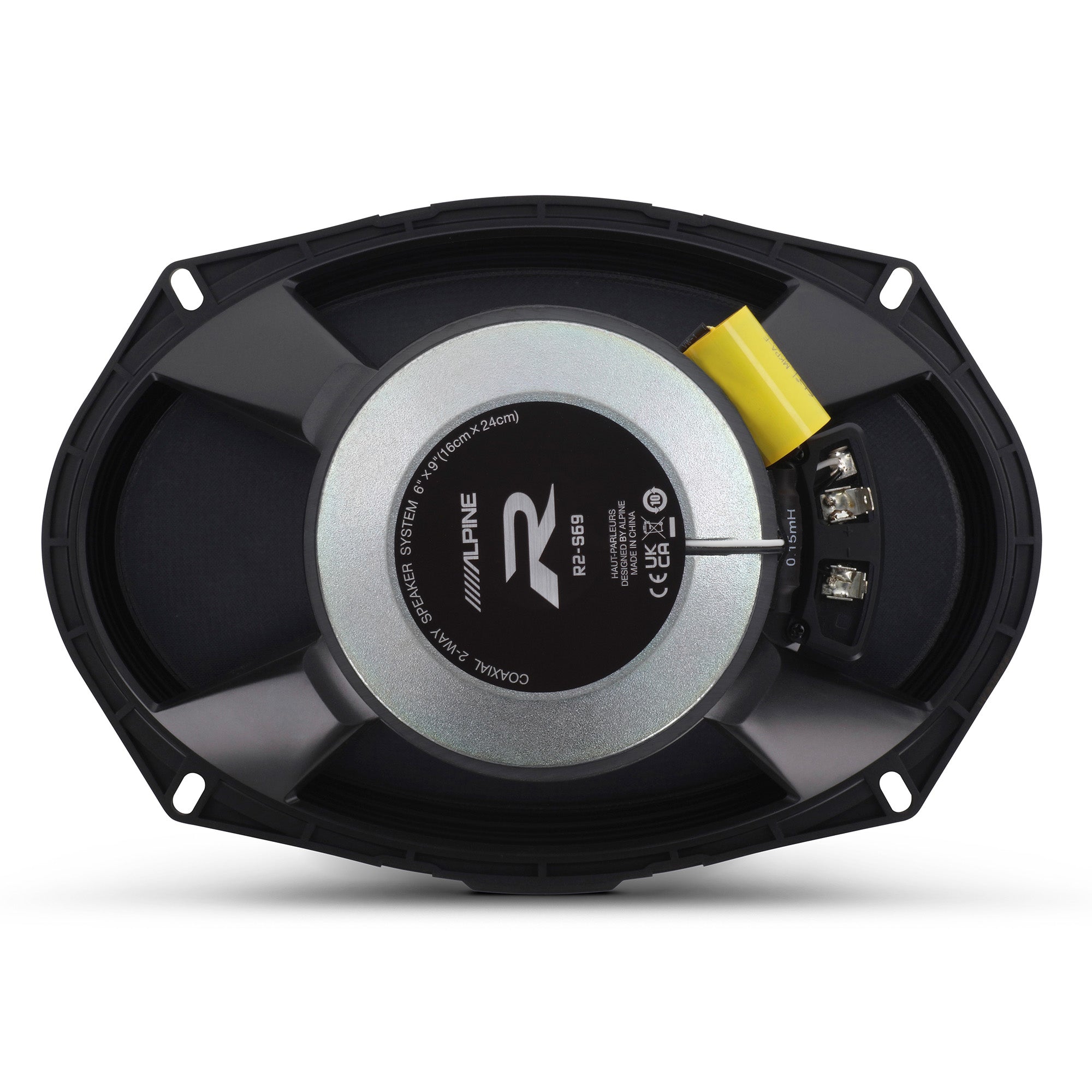 Alpine R2 S69 R Series 6x9 Inch 2-Way High Resolution Car Speakers with Sound Damping Kit - Premium Audio Upgrade for Trucks, SUVs & Sedans - Perfect for Road Trips & Daily Commuting