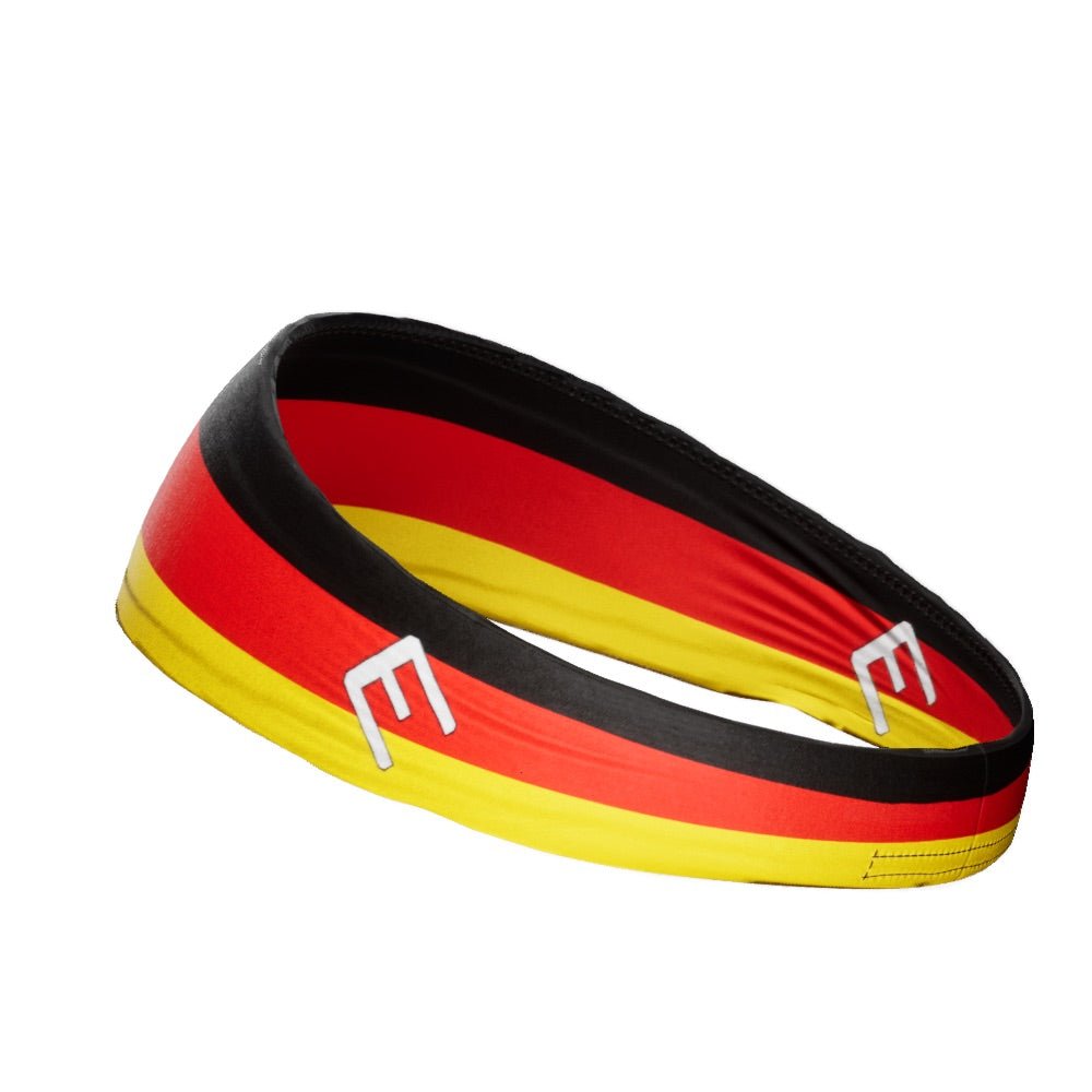 Germany Flag Headband - Patriotic Hair Accessory for Soccer Games, Oktoberfest & National Holidays | Unisex German Pride Headband