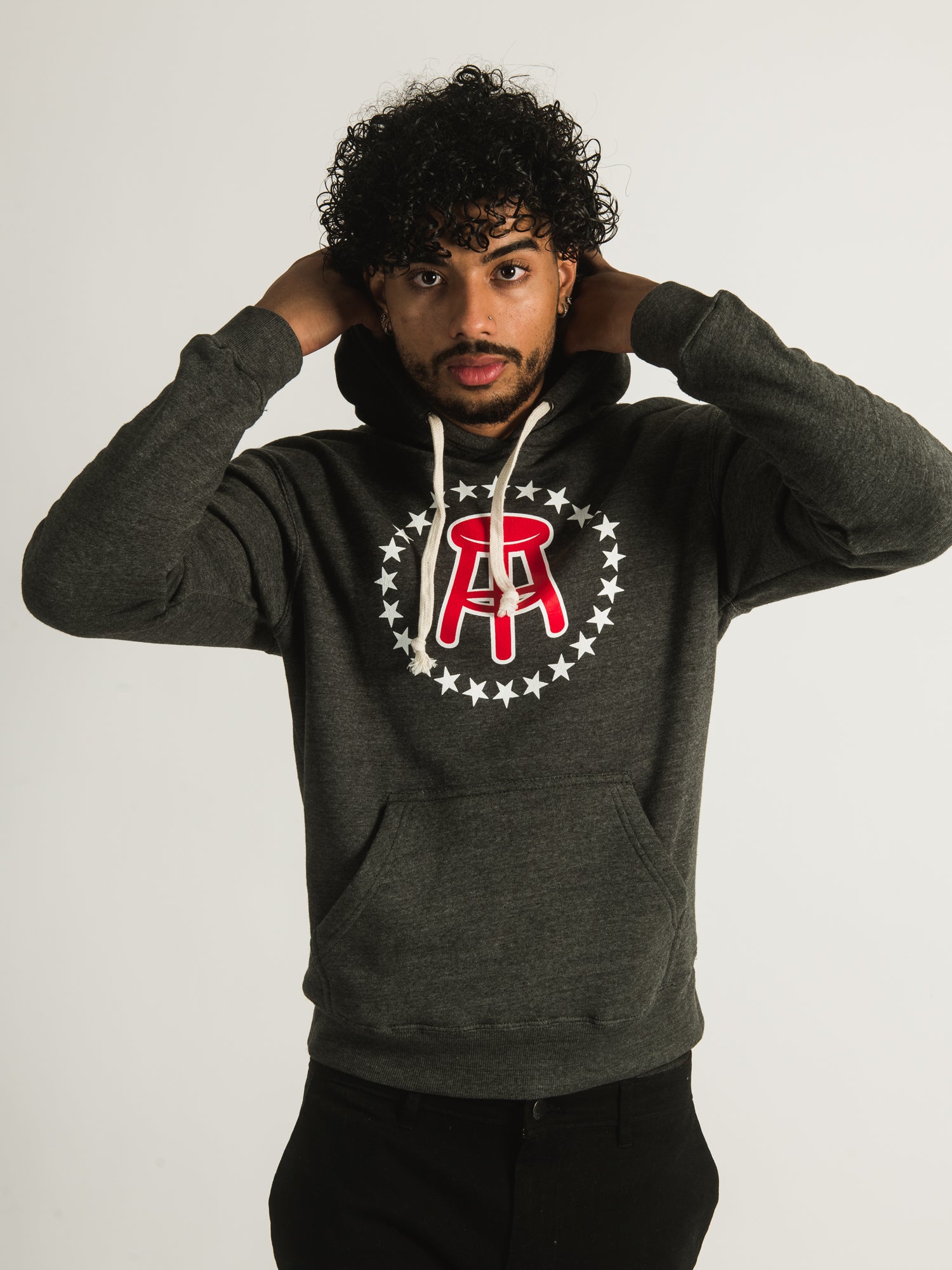 Barstool Sports Long Sleeve Pullover Hoodie - Men's Casual Sweatshirt for Lounge, Gym & Outdoor Activities | Clearance Sale