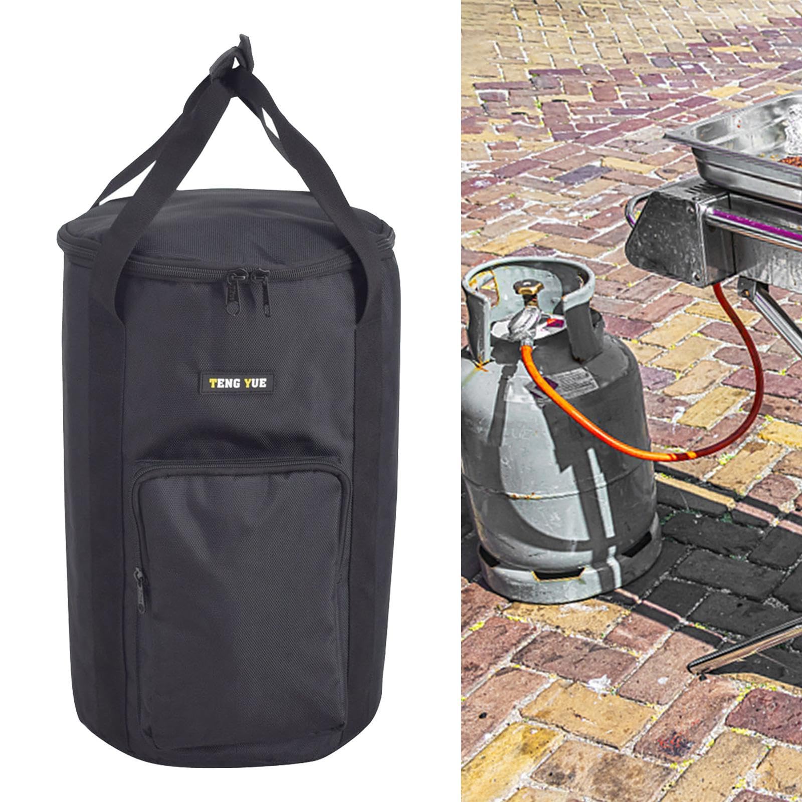 Gralara Portable Outdoor Gas Cylinder Bag for Picnics, Camping & BBQ - Durable Propane Tank Holder for Grilling, Tailgating & Backyard Parties