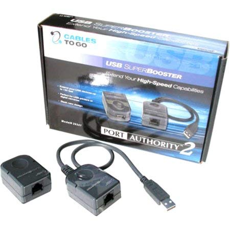 C2G 29341 Super Booster USB Extender - High-Speed USB 2.0 Active Extension Cable (32.8ft/10m) for PC, Laptop, Printer & Gaming Setup - Extend USB Signal Without Data Loss