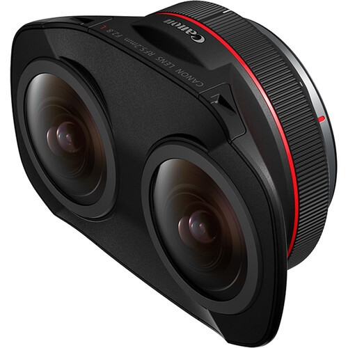 Canon RF 5.2mm f/2.8L Dual Fisheye 3D VR Lens for 360° Video & Virtual Reality Photography - Perfect for Vlogging, Live Streaming, and Immersive Content Creation