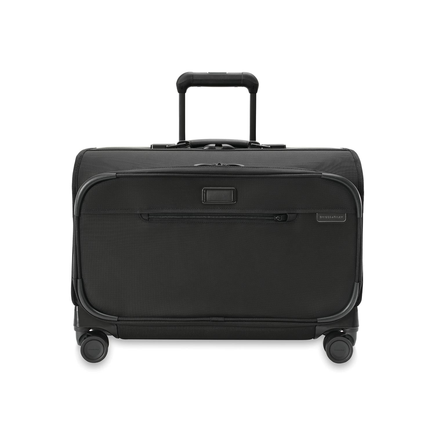 Baseline Wide Carry-On Wheeled Garment Bag - Black | Travel Suitcase for Business Trips & Formal Events