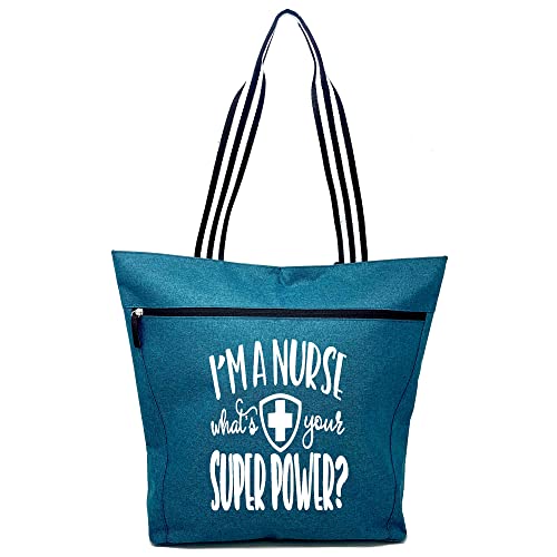 Teal Nurse Superpower Lexie