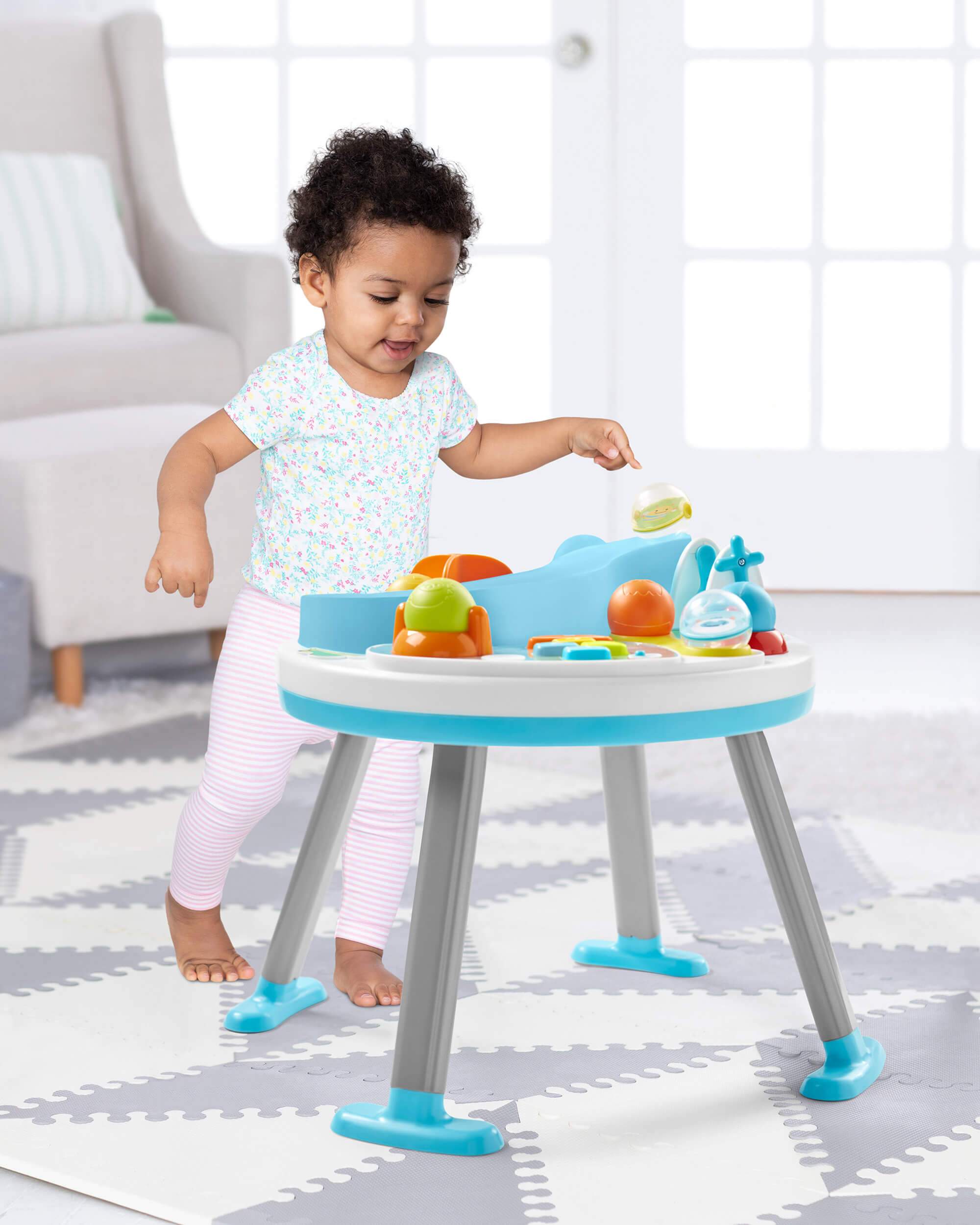 Skip Hop Explore & More Let's Roll Activity Table - Interactive Baby Play Table with Sensory Toys for Toddlers 6-18 Months - Perfect for Crawling, Standing & Early Learning Playtime