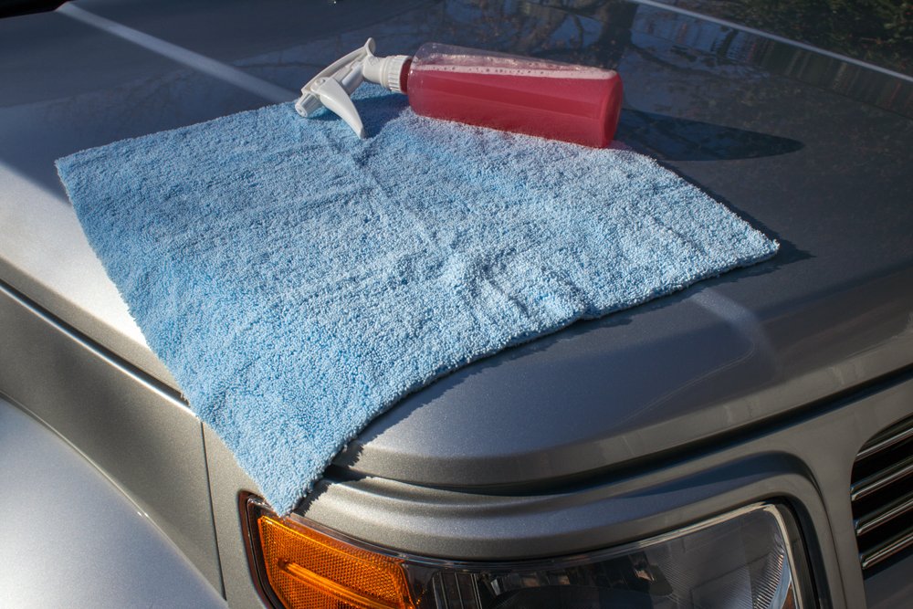 Autofiber Zeroedge Detailing Towel (5-Pack) - Premium Edgeless Microfiber Cloths for Car Polishing, Buffing, Window Cleaning & Waterless Wash | Streak-Free for Glass, Paint & Detailing | Blue | Perfect for Auto Detailing, Home Cleaning & Quick Wipes