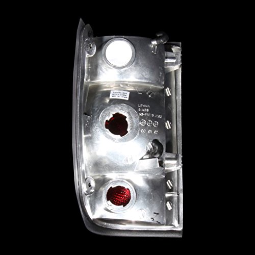 Ford Ranger Black Euro Tail Lights Assembly Set - Left Driver & Right Passenger Side Replacement - Enhances Style & Safety for Night Driving & Off-Road Adventures