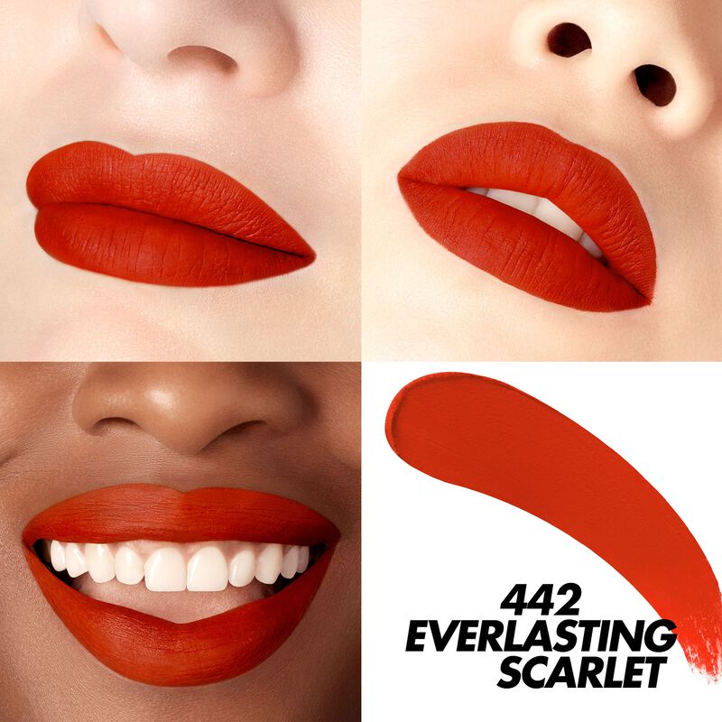 Rouge Artist For Ever Matte Everlasting Liquid Lipstick - Scarlet 442 | Long-Lasting, Smudge-Proof Lip Color | Perfect for Parties, Weddings & Everyday Wear
