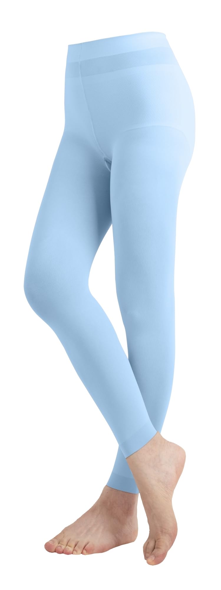 Butterfly EMEM Girls' Solid Color Microfiber Opaque Footless Tights - Soft Stretchy Leggings for Dance, Yoga & Everyday Wear