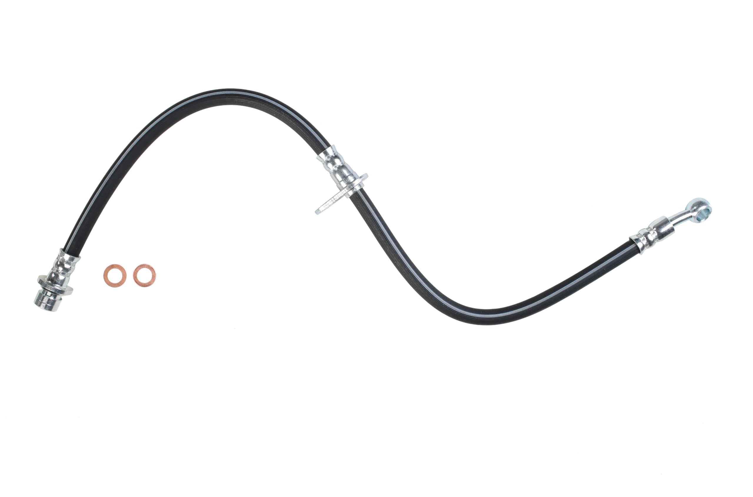 Sunsong 2205646 Brake Hydraulic Hose - High Performance Replacement for Cars & Trucks - Durable DOT Approved Brake Line for Safe Stopping - Ideal for Off-Roading, Towing & Daily Commuting