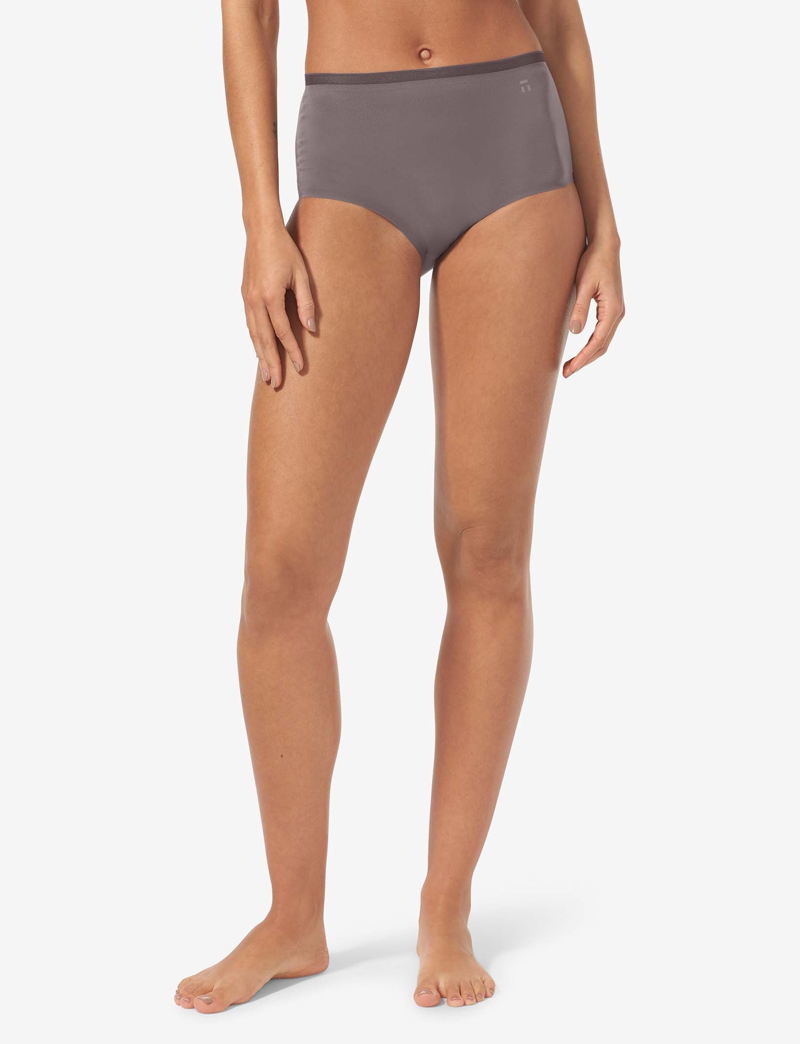 Women's High Rise Briefs - Soft Cotton Underwear for Comfort & Support - Perfect for Everyday Wear, Yoga & Lounge