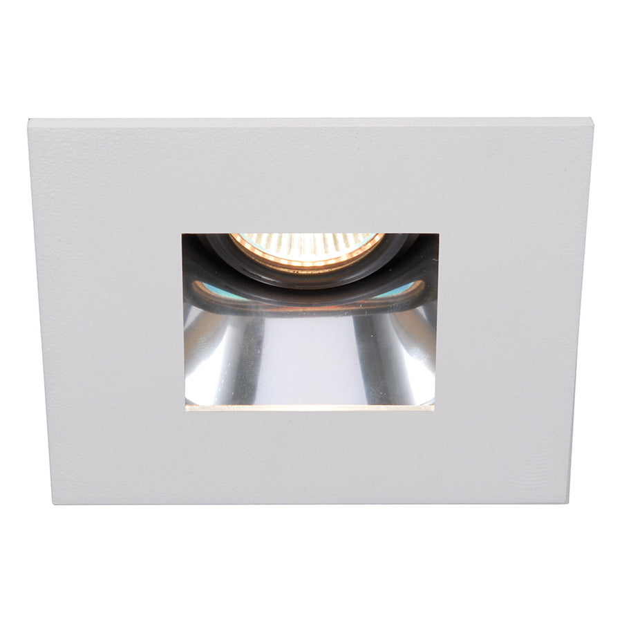 4 Inch Low Voltage LED Trim Light - Specular Clear & White Finish for Kitchen, Bathroom, and Cabinet Lighting