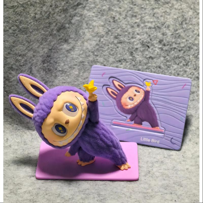 Labubu The Monsters Lazy Yoga Series Complete Set - Cute Collectible Vinyl Figures for Home Decor, Office Display & Gift Giving