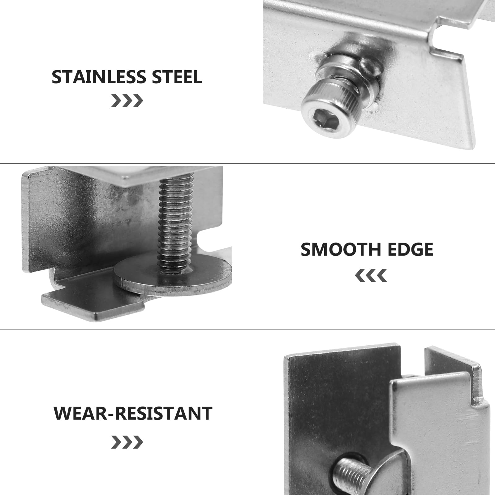 iplusmile 3D Printer Heat Bed Clips - 4pcs Adjustable Bed Clamps for Secure Fixation - Compatible with Most 3D Printers - Perfect for ABS/PLA Printing & DIY Projects