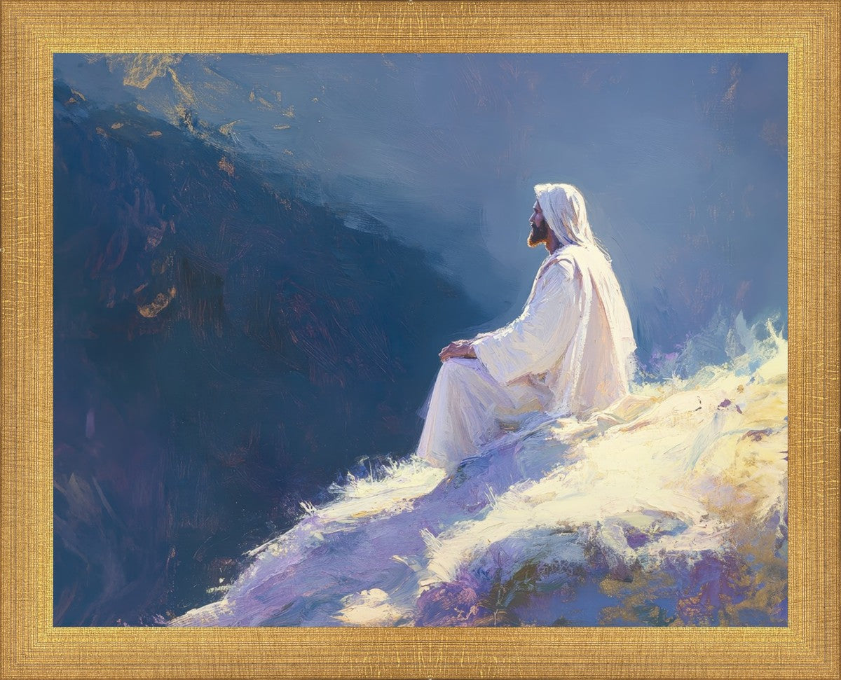 Contemplation By Justin Anna Culebro - Abstract Wall Art Painting for Home & Office Decor | Perfect for Living Room, Bedroom or Meditation Space