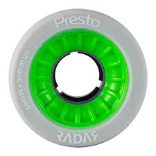 Presto 59mm Radar Wheels - 4 Pack for Skateboards, Longboards & Roller Skates - High-Performance Wheels for Smooth Riding & Durability