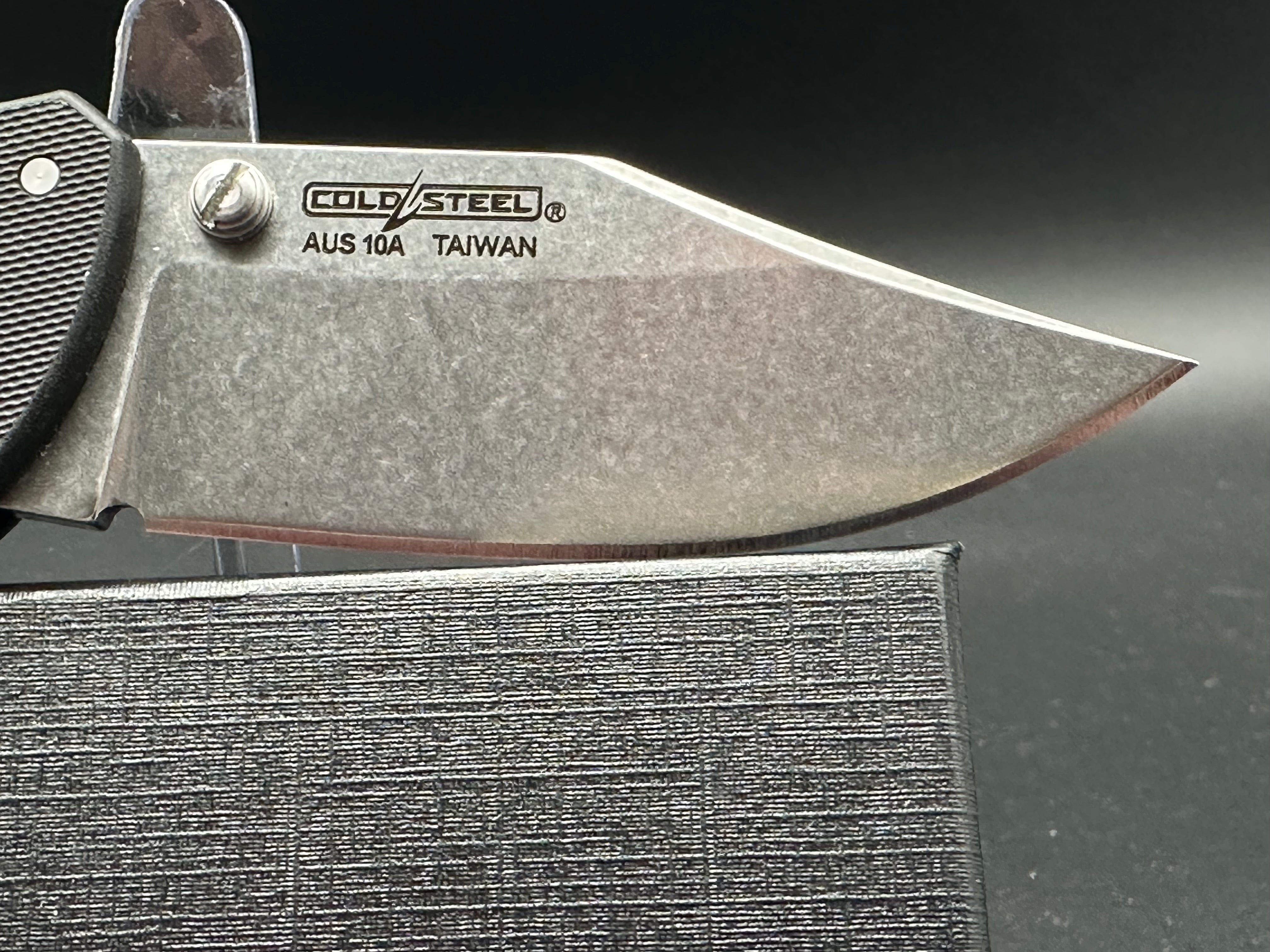 Cold Steel Mini Recon 1 Spear Point Tactical Folding Knife - EDC Pocket Knife for Outdoor Camping, Hiking & Survival Gear