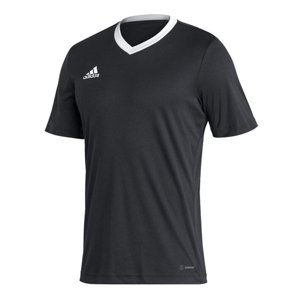 Adidas Entrada 22 Soccer Jersey for Men - Black & White Performance Shirt for Training & Matches - Perfect for Football, Futsal & Casual Wear