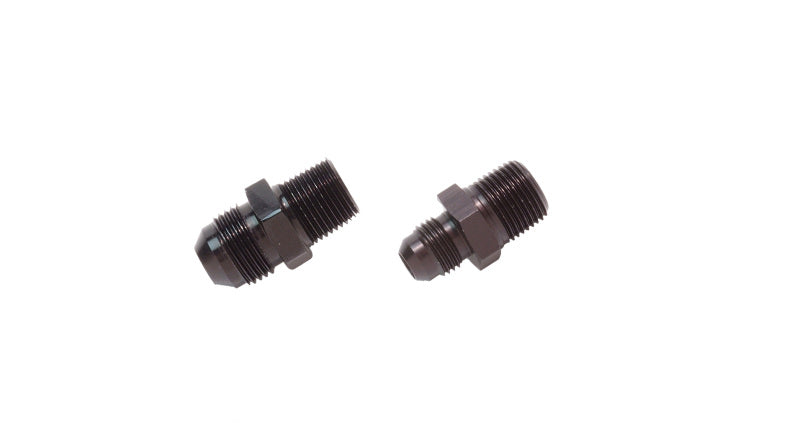 Aeromotive 3/8in NPT to AN 06 Male Flare Adapter Fitting - High Performance Fuel Line Connector for Automotive & Racing Applications