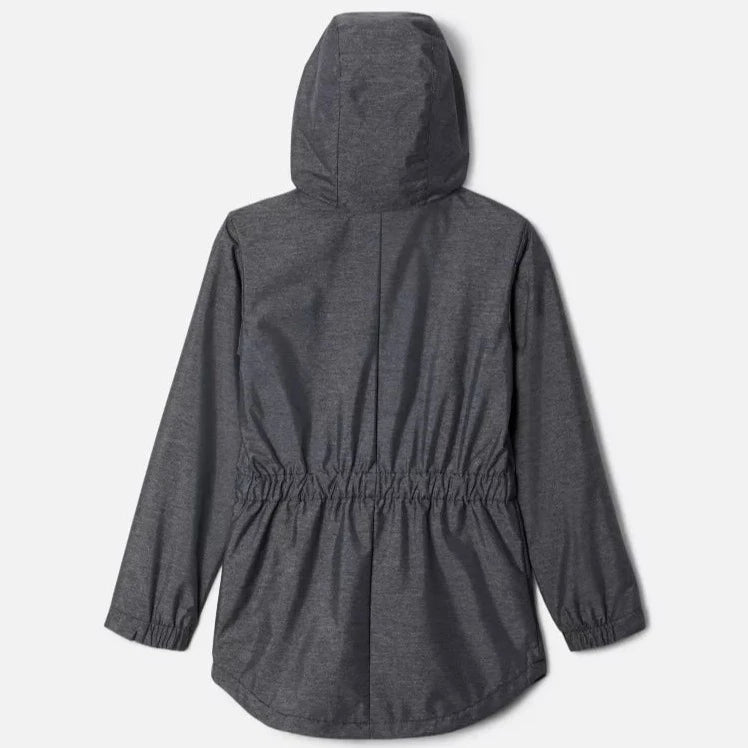 Columbia Women's Black Lillian Ridge Waterproof Hiking Jacket - Lightweight Windproof Raincoat for Outdoor Adventures & Travel