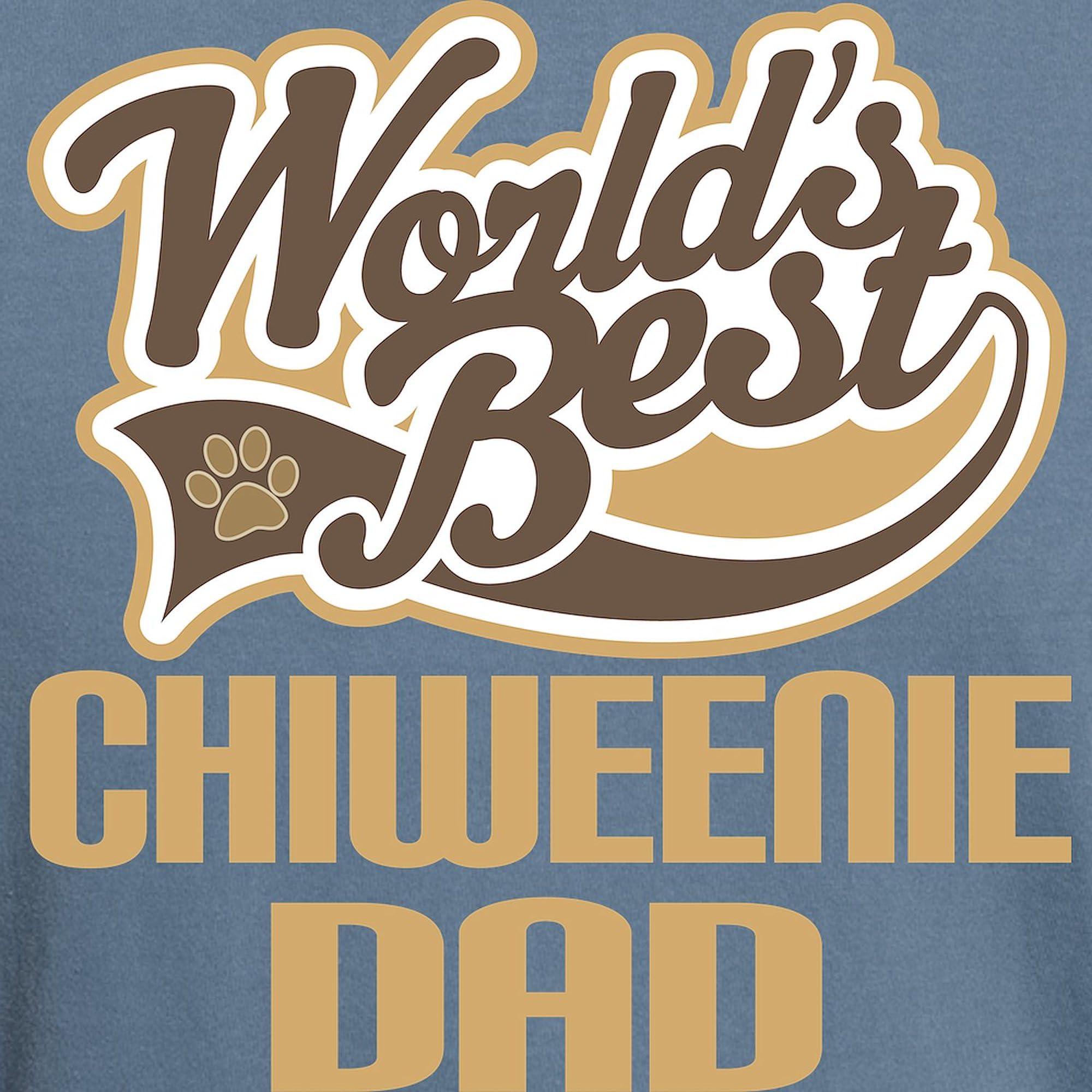 Chiweenie Dog Dad T-Shirt for Men - Comfort Colors® Soft Cotton Tee - Perfect for Casual Wear, Gifts & Dog Lovers