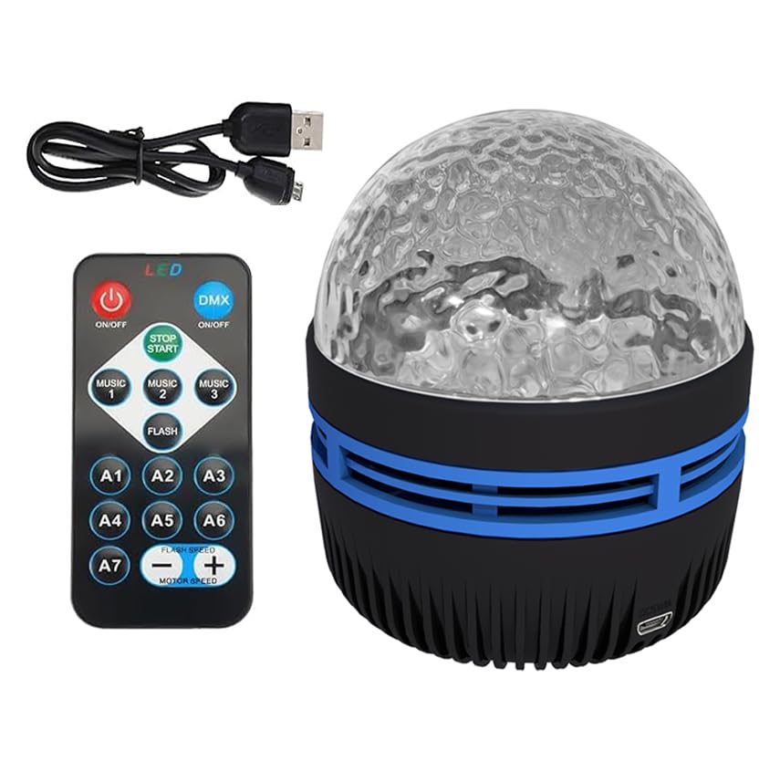 2-in-1 USB Northern Lights Aurora Projector with Remote - Galaxy Starry Night Light & Water Ripple Effect for Bedroom, Kids Room, Parties, Gifts | Create Magical Atmosphere for Relaxation, Sleep Aid, and Home Decor