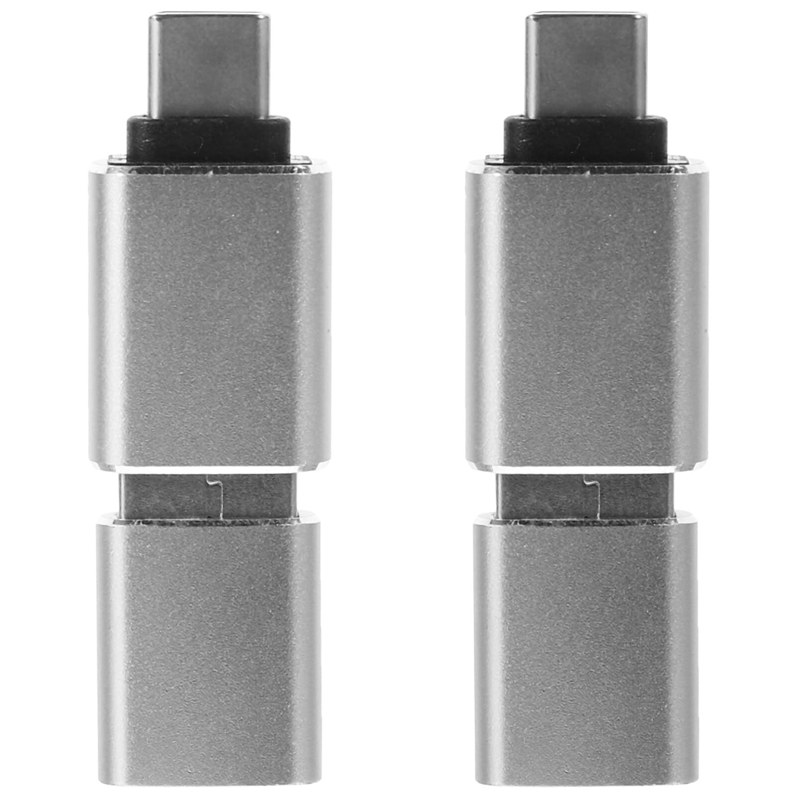 Hemobllo 4-Pack USB C Adapter - USB to USB-C Converter for Phone, Tablet & Laptop - Fast Charging OTG Adapter with Aluminum Alloy Design - Perfect for Travel, Work & Home Charging