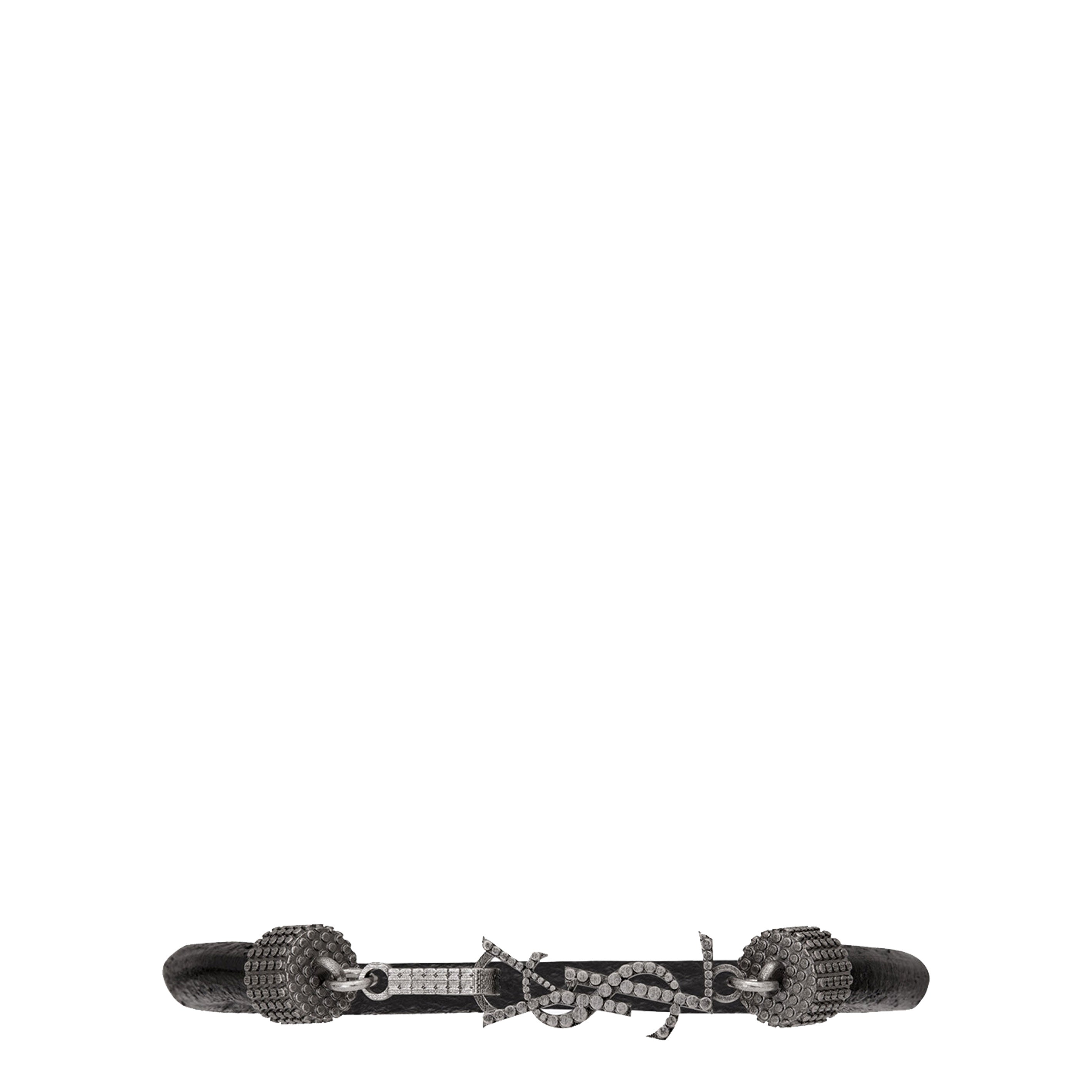 Opyum Genuine Leather Cord Bracelet for Men & Women - Adjustable Black Leather Wristband - Perfect for Casual Wear, Gifts & Boho Style Accessories