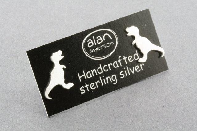 Dinosaur Stud Earrings - Sterling Silver Jewelry for Women & Girls - Perfect for Gifts, Parties & Everyday Wear