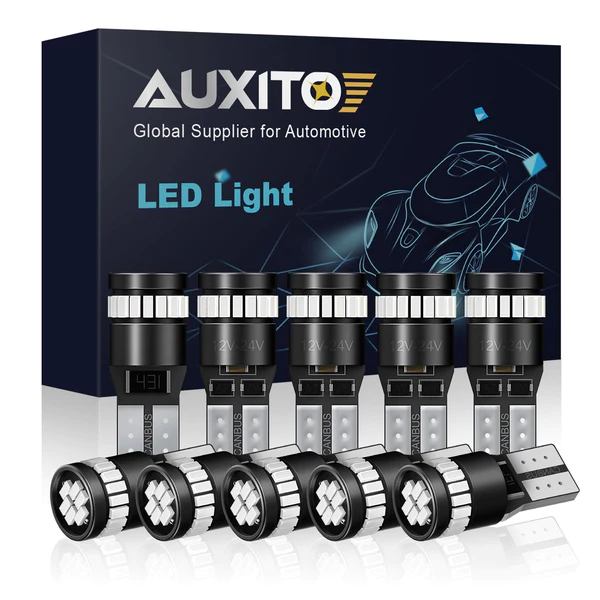 2006-2012 Ford Fusion Side Marker Light T10/194 LED Bulb - Amber/White, High Brightness, Easy Installation for Enhanced Visibility & Safety (Pair) - Perfect for Night Driving, Parking, and Roadside Safety