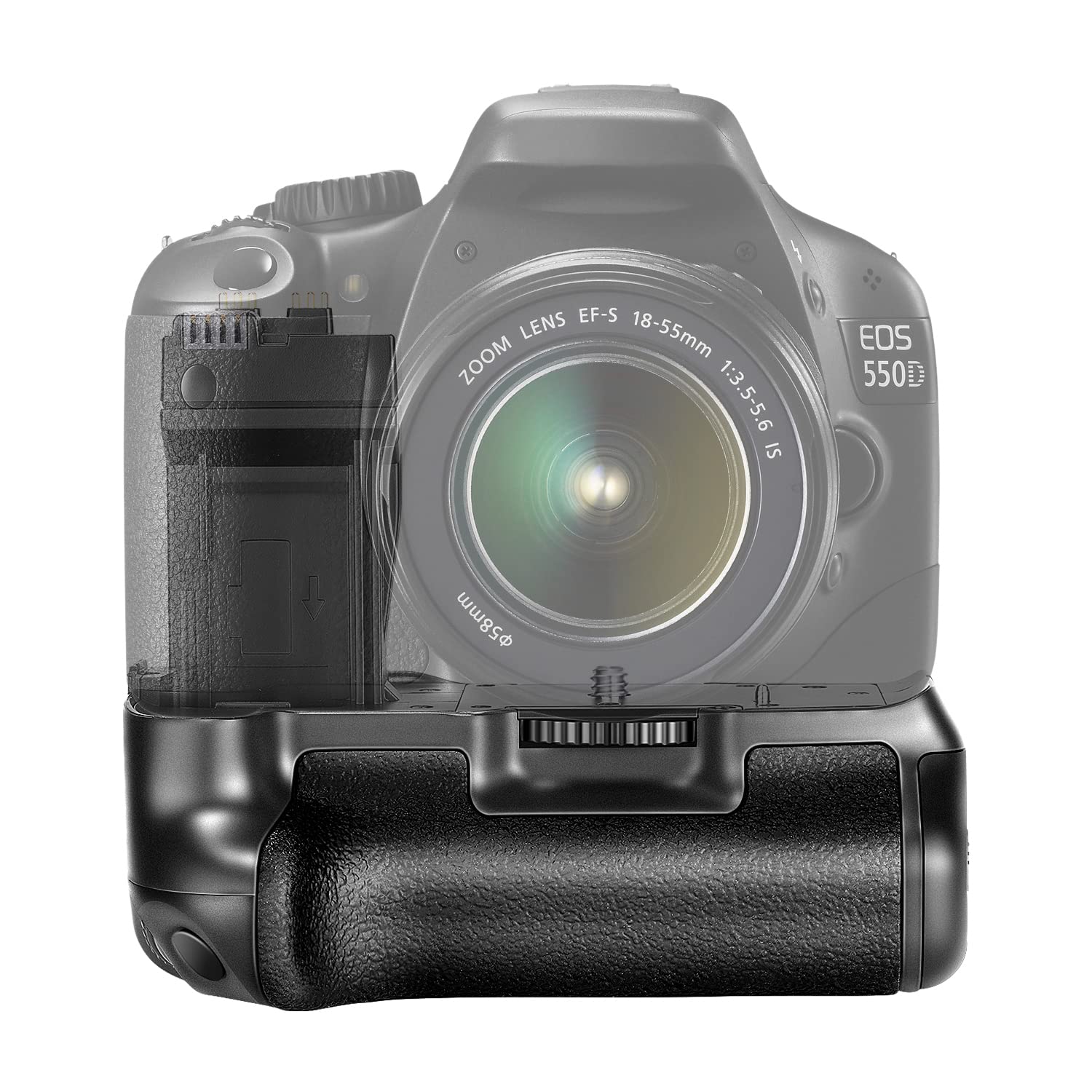 Neewer BG-E8 Battery Grip for Canon EOS 550D 600D 650D 700D / Rebel T2i T3i T4i T5i DSLR Cameras - Extended Power & Comfort for Photography, Travel & Professional Shoots