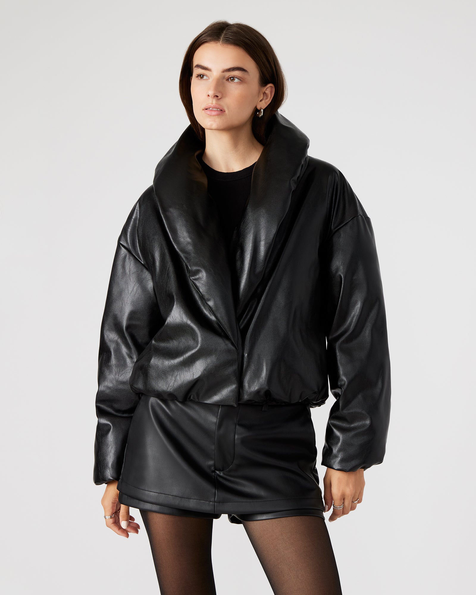 EVY Jacket for Women - Black Winter Coat, Waterproof Windbreaker, Lightweight Outdoor Jacket for Hiking, Running, and Travel