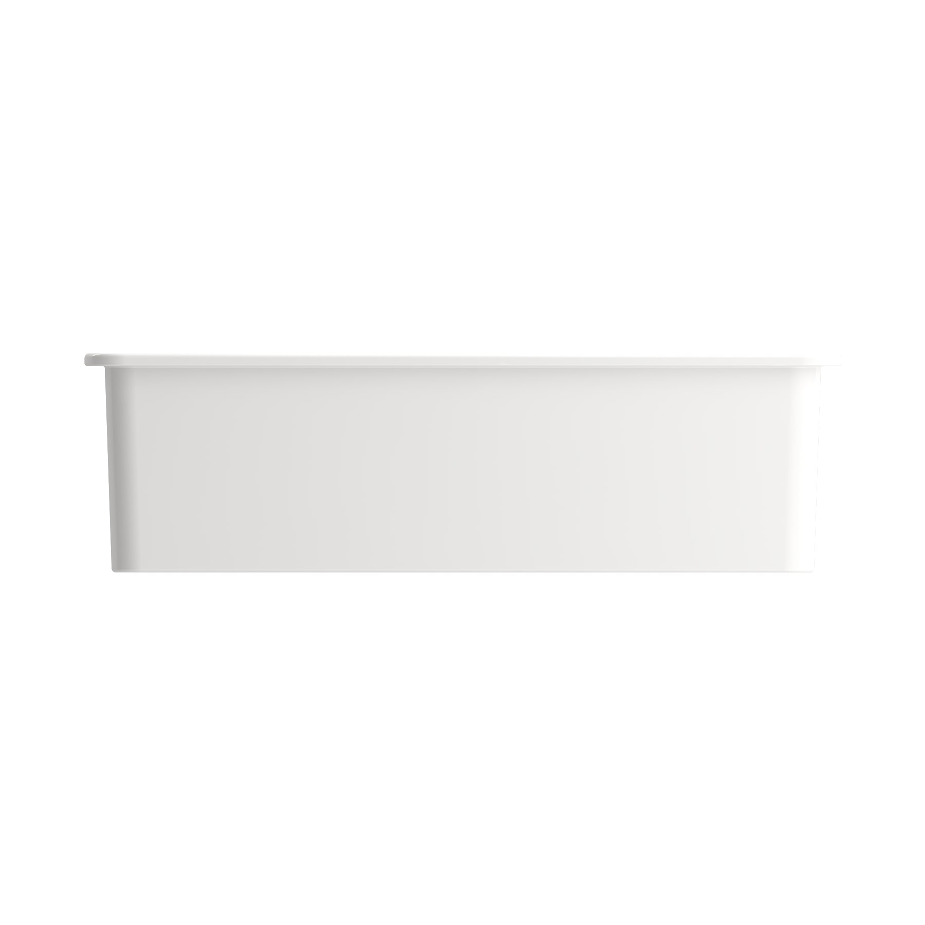 BOCCHI SOTTO 32 Inch Fireclay Modern Undermount Single Bowl Kitchen Sink with Protective Bottom Grid & Strainer - Perfect for Contemporary Kitchens, Dishwashing & Food Prep
