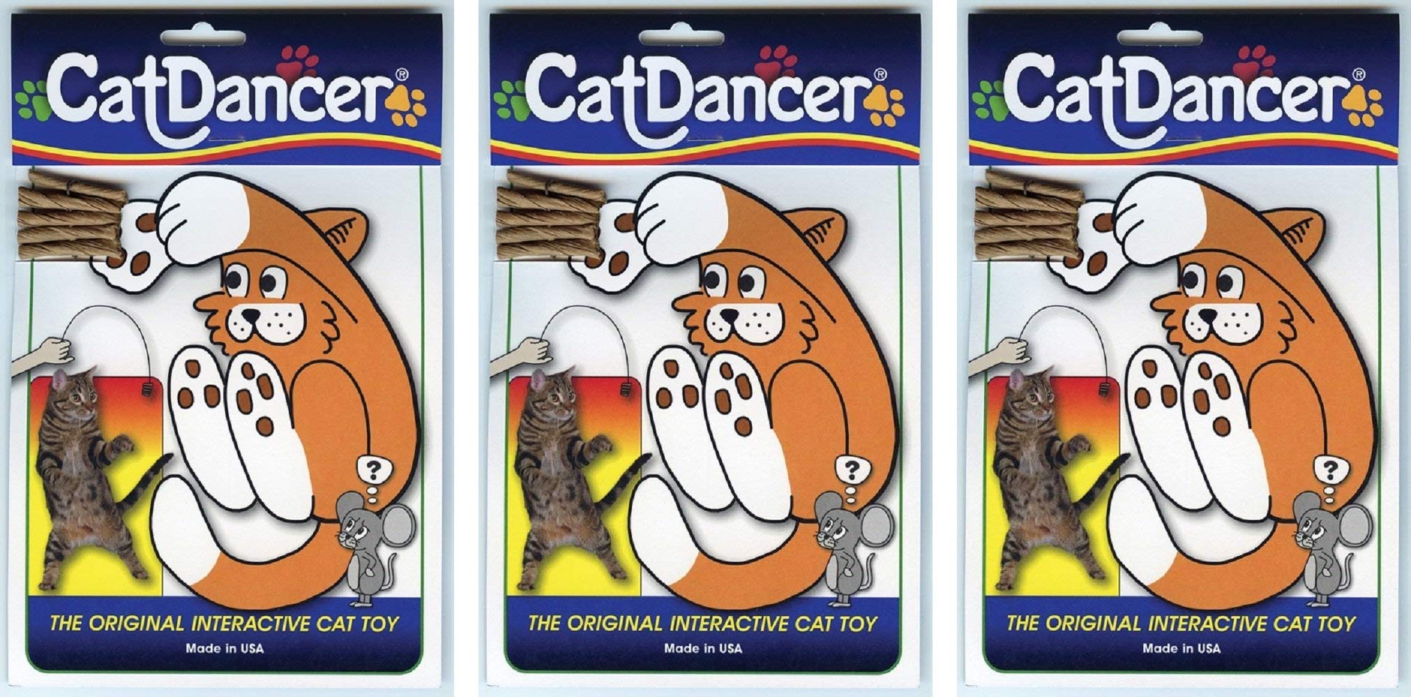 Cat Dancer 101 Interactive Cat Toy 3-Pack for Play & Exercise