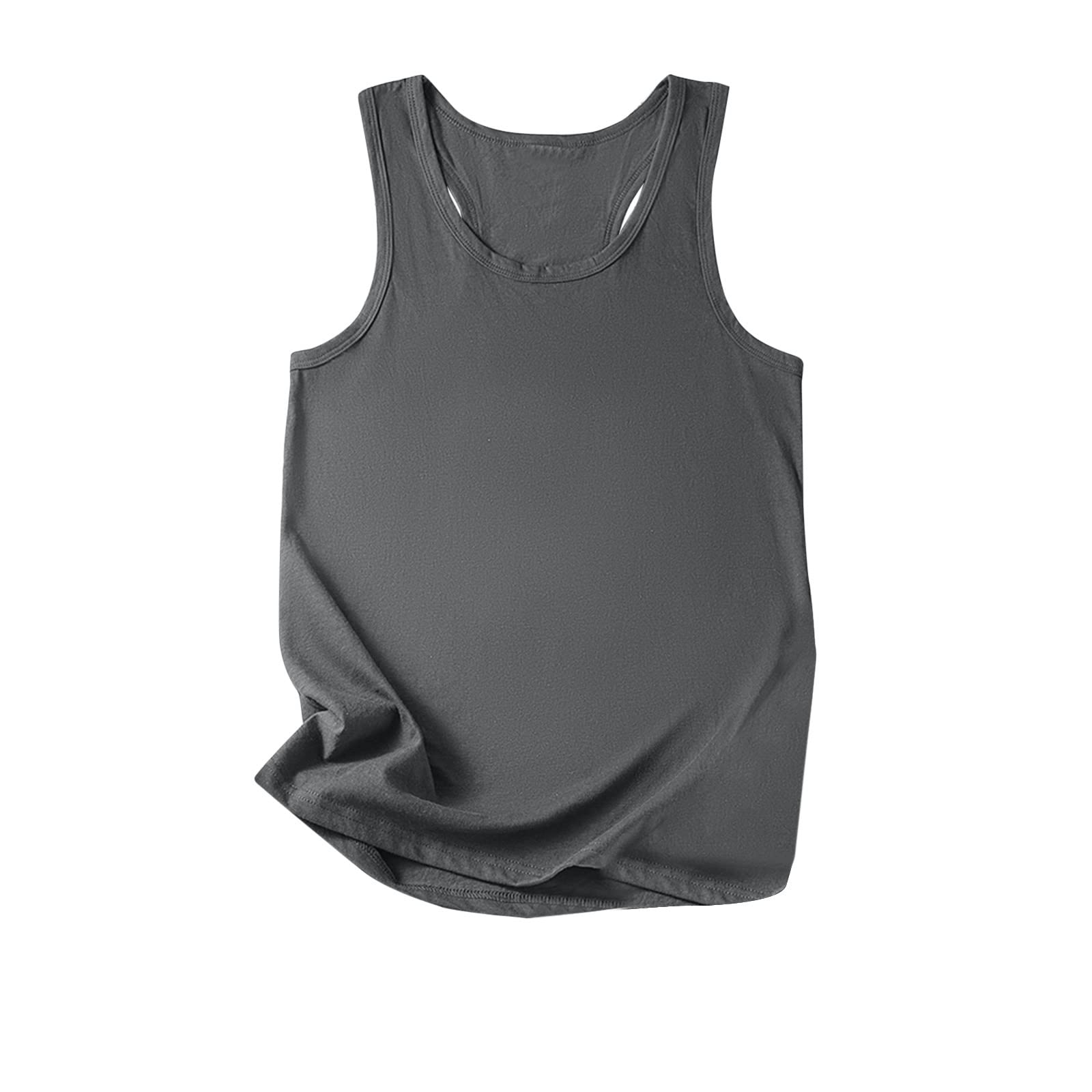 Women's Casual Sleeveless U-Neck T-Shirt - Breathable Summer Tank Top for Daily Wear, Workout & Layering