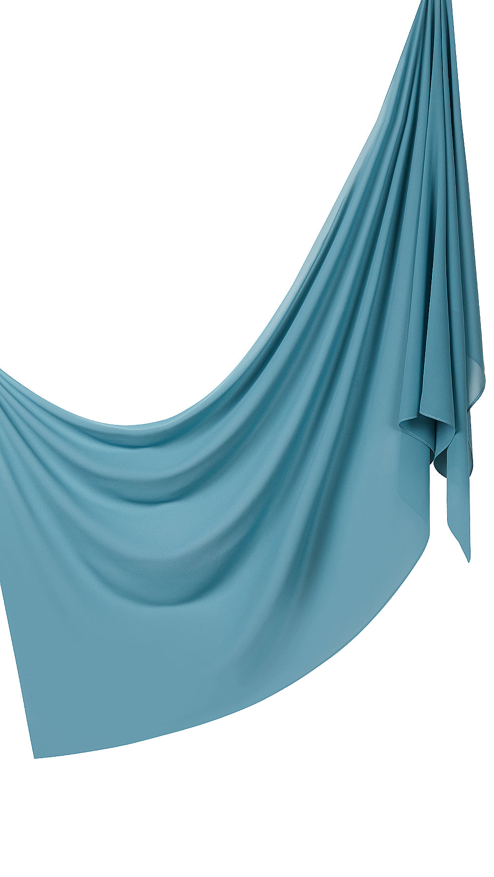 Elegant Chiffon Shawl in Beautiful Teal Shades - Perfect for Weddings, Parties, and Evening Events