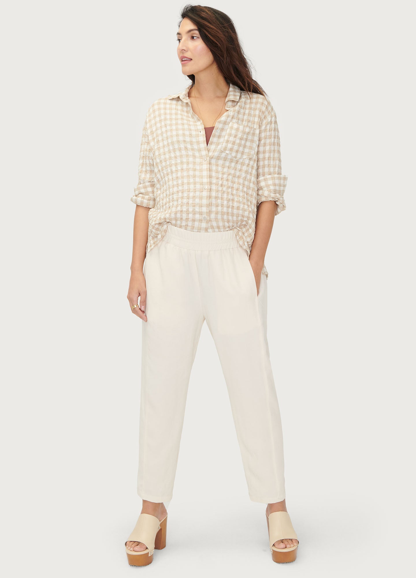The Asher Pant Pos - Premium High-Waisted Stretch Work Pants for Women | Comfortable Office & Business Casual Trousers | Perfect for Professional Workwear & Everyday Wear
